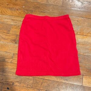 Red Women's Skirt